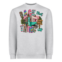 Heather Grey back that thing up camping Heavyweight Sweatshirt - RanaPortraitStore