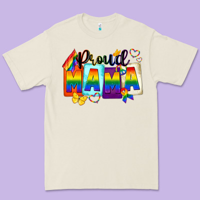 Proud Mama Premium Tee Designed By Fadigitalartstudio