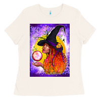 Bone witch with crystal ball air freshener Ladies Tee - BundleAndBundleShop