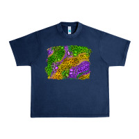 Navy mardi gras leopard gemstone background Urban Heavy Tee - RanaPortraitStore