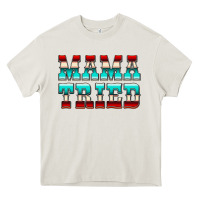 Cream Mama Tried Serape Heavy Core Tee - CowCowDesign