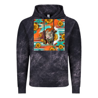 Cloud Black Hereford Bull Vintage Hoodie - LillyAllenDesigns