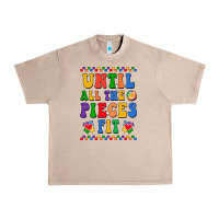 French Oak Until all the pieces fit Urban Heavy Tee - CowhideDigitalArt