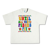 Pistachio Until all the pieces fit Urban Heavy Tee - CowhideDigitalArt