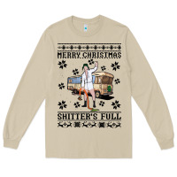 Mushroom merry christmas shitters full Long Sleeve Tee - artisFamous