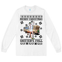 White merry christmas shitters full Long Sleeve Tee - artisFamous