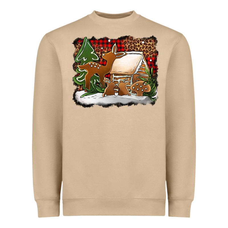 Christmas Cookies Buffalo Plaid Heavyweight Sweatshirt by Jasminsmagicworld | Teevron