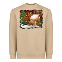 Mushroom Christmas cookies buffalo plaid Heavyweight Sweatshirt - Jasminsmagicworld