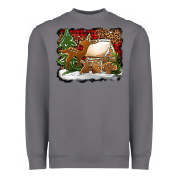 Storm Christmas cookies buffalo plaid Heavyweight Sweatshirt - Jasminsmagicworld