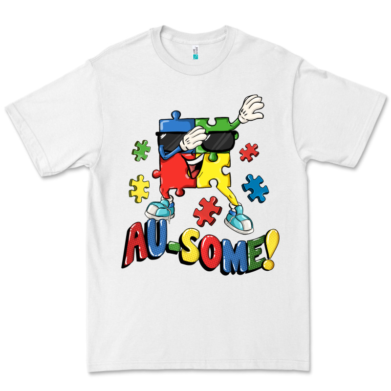Au-some! Autism Puzzle Dabbing Premium Tee by FaDigitalArtStudio | Teevron