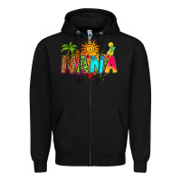 Black summer nana Zipper Hoodie - RanaPortraitStore