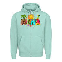 Seafoam summer nana Zipper Hoodie - RanaPortraitStore
