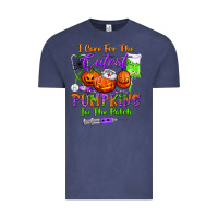 Vintage Denim i care for the cutest pumpkins in the patch Vintage Tee - BundleAndBundleShop