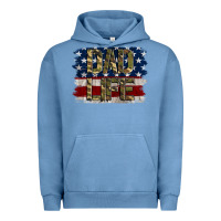 Pigment Pebble Blue Dad Life Urban Hoodie - Jasminsmagicworld