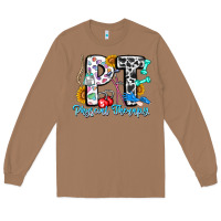Toasted Coconut pt therapy Long Sleeve Tee - CowhideDigitalArt