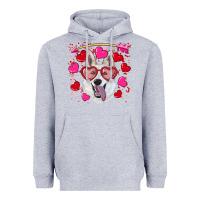 Heather Grey valentine's day  white shepherd Heavyweight Hoodie - RanaPortraitStore