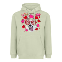 Matcha valentine's day  white shepherd Heavyweight Hoodie - RanaPortraitStore