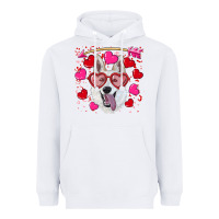 White valentine's day  white shepherd Heavyweight Hoodie - RanaPortraitStore
