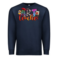 Navy art teacher Premium Sweatshirt - RanaPortraitStore