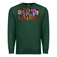 Sports Green art teacher Premium Sweatshirt - RanaPortraitStore