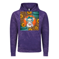 Cloud Purple charolais cow Vintage Hoodie - LillyAllenDesigns