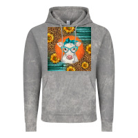 Cloud Rock charolais cow Vintage Hoodie - LillyAllenDesigns