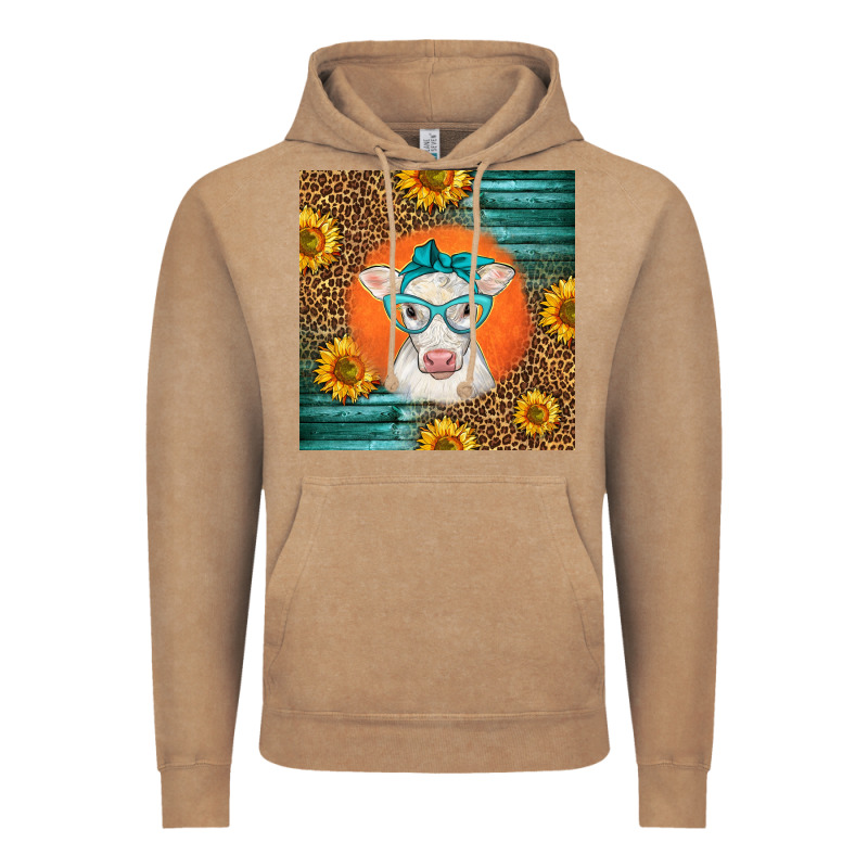 Charolais Cow Vintage Hoodie by LillyAllenDesigns | Teevron