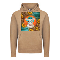 Vintage Coffee charolais cow Vintage Hoodie - LillyAllenDesigns