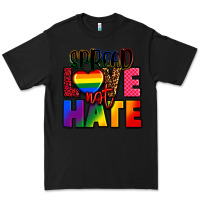 Black spread love not hate Premium Tee - FaDigitalArtStudio