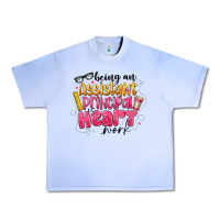 Grape Ice Being an Assistant Principal is Heart Work Urban Heavy Tee - CowhideDigitalArt
