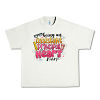 Pistachio Being an Assistant Principal is Heart Work Urban Heavy Tee - CowhideDigitalArt