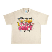 Sandshell Being an Assistant Principal is Heart Work Urban Heavy Tee - CowhideDigitalArt
