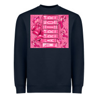 Navy warrior breast cancer Heavyweight Sweatshirt - RanaPortraitStore