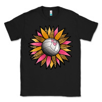 Black Volleyball Sunflower Classic Tee - Jasminsmagicworld