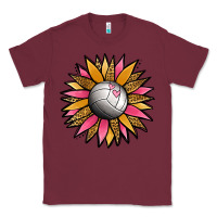 Burgundy Volleyball Sunflower Classic Tee - Jasminsmagicworld
