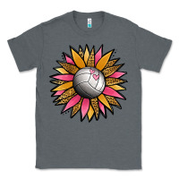 Charcoal Heather Volleyball Sunflower Classic Tee - Jasminsmagicworld