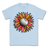 Dusty Blue Volleyball Sunflower Classic Tee - Jasminsmagicworld