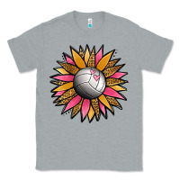 Heather Grey Volleyball Sunflower Classic Tee - Jasminsmagicworld