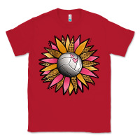 Red Volleyball Sunflower Classic Tee - Jasminsmagicworld