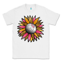 White Volleyball Sunflower Classic Tee - Jasminsmagicworld