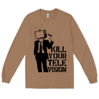 Toasted Coconut kill your television Long Sleeve Tee - artisFamous
