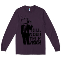 Plum kill your television Long Sleeve Tee - artisFamous