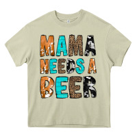 Mossy Mama Needs a Beer Heavy Core Tee - CowCowDesign