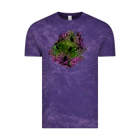 Cloud Purple halloween patch Vintage Tee - BundleAndBundleShop