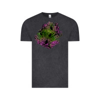 Vintage Black halloween patch Vintage Tee - BundleAndBundleShop
