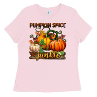 Pumpkin Spice Junkie Ladies Tee | Teevron
