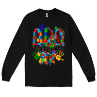 Black aba therapist Long Sleeve Tee - CowhideDigitalArt