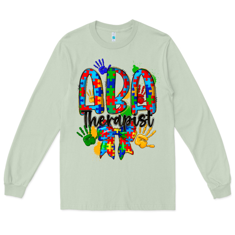 Aba Therapist Long Sleeve Tee by CowhideDigitalArt | Teevron