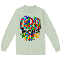 Matcha aba therapist Long Sleeve Tee - CowhideDigitalArt