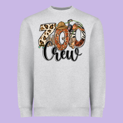 Zoo Crew Safari Animals Heavyweight Sweatshirt Designed By Ranaportraitstore